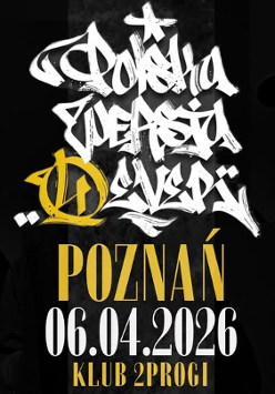 Baner promujący wydarzenie. Nazwa wydarzeania i zdjęcie osób artystycznych.