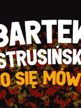 Baner promujący wydarzenie. Nazwa wydarzeania i zdjęcie osoby artystycznej.