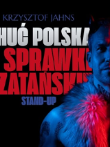 Baner promujący wydarzenie. Nazwa wydarzeania i zdjęcie osoby artystycznej.