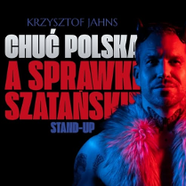 Baner promujący wydarzenie. Nazwa wydarzeania i zdjęcie osoby artystycznej.