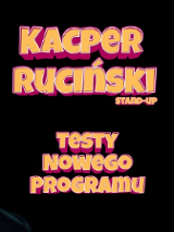 Baner promujący wydarzenie. Nazwa wydarzeania i zdjęcie osoby artystycznej.