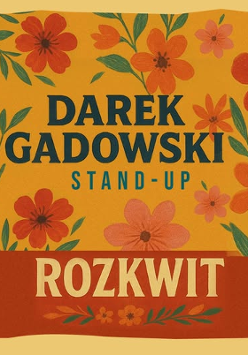 Baner promujący wydarzenie. Nazwa wydarzeania i zdjęcie osoby artystycznej.