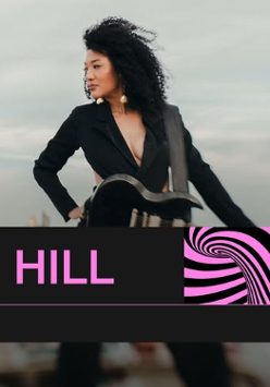 Baner z nazwą wydarzenia. Zdjęcie osoby artystycznej.