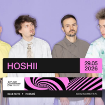 Baner z nazwą wydarzenia. Zdjęcie osób artystycznych.