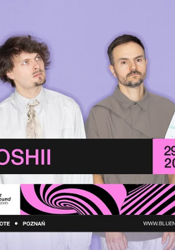 Baner z nazwą wydarzenia. Zdjęcie osób artystycznych.