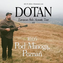 Baner promujący wydarzenie. Nazwa wydarzeania i zdjęcie osoby artystycznej.