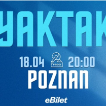 Baner promujący wydarzenie. Nazwa wydarzenia i zdjęcie osoby artystycznej.