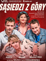 Baner promujący wydarzenie. Nazwa wydarzenia i zdjęcie osób artystycznych.