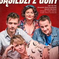 Baner promujący wydarzenie. Nazwa wydarzenia i zdjęcie osób artystycznych.