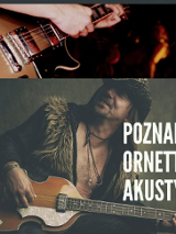 Baner promujący wydarzenie. Nazwa wydarzenia i zdjęcie osób artystycznych.