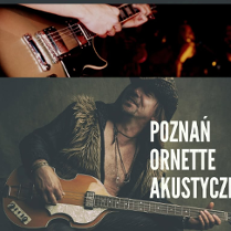Baner promujący wydarzenie. Nazwa wydarzenia i zdjęcie osób artystycznych.