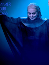 Baner promujący wydarzenie. Nazwa wydarzenia i zdjęcie osoby artystycznej.