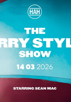 Baner promujący wydarzenie. Nazwa wydarzenia i zdjęcie osoby artystycznej.