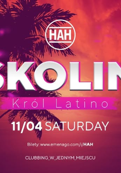 Baner promujący wydarzenie. Nazwa wydarzenia i zdjęcie osoby artystycznej.