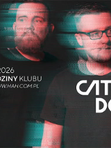 Baner promujący wydarzenie. Nazwa wydarzenia i zdjęcie osób artystycznych.