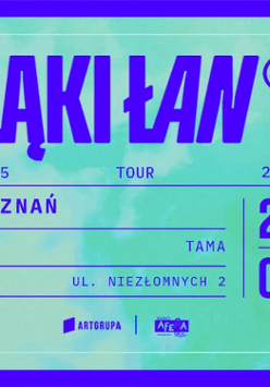 Baner promujący wydarzenie. Nazwa wydarzenia i zdjęcie osób artystycznych.