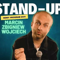 Baner promujący wydarzenie. Nazwa wydarzenia i zdjęcie osoby artystycznej.