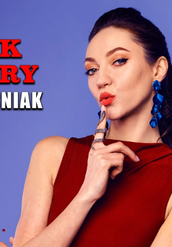 Baner promujący wydarzenie. Nazwa wydarzenia i zdjęcie osoby artystycznej.