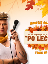 Baner promujący wydarzenie. Nazwa wydarzenia i zdjęcie osoby artystycznej.