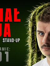 Baner promujący wydarzenie. Nazwa wydarzenia i zdjęcie artysty.