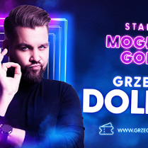 Baner promujący wydarzenie. Nazwa wydarzenia i zdjęcie artysty.