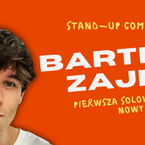 Baner promujący wydarzenie. Nazwa wydarzenia i zdjęcie osoby artystycznej.