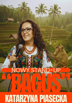 Baner promujący wydarzenie. Nazwa wydarzenia i zdjęcie osoby artystycznej.