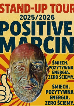 Baner promujący wydarzenie. Nazwa wydarzenia i zdjęcie artysty.