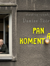 Baner promujący wydarzenie. Nazwa wydarzenia i zdjęcie osoby artystycznej.