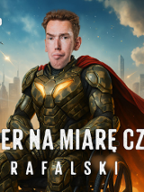 Baner promujący wydarzenie. Nazwa wydarzenia i zdjęcie osoby artystycznej.