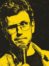 Baner promujący wydarzenie. Nazwa wydarzenia i zdjęcie osoby artystycznej.