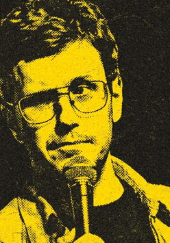 Baner promujący wydarzenie. Nazwa wydarzenia i zdjęcie osoby artystycznej.