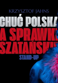 Baner promujący wydarzenie. Nazwa wydarzeania i zdjęcie osoby artystycznej.