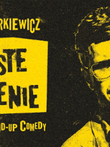 Baner promujący wydarzenie. Nazwa wydarzenia i zdjęcie osoby artystycznej.