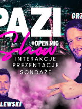 Baner promujący wydarzenie. Nazwa wydarzenia i zdjęcie osoby artystycznej.