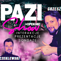 Baner promujący wydarzenie. Nazwa wydarzenia i zdjęcie osoby artystycznej.