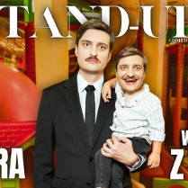 Baner promujący wydarzenie. Nazwa wydarzenia i zdjęcie osoby artystycznej.