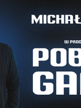 Baner promujący wydarzenie. Nazwa wydarzenia i zdjęcie osoby artystycznej.