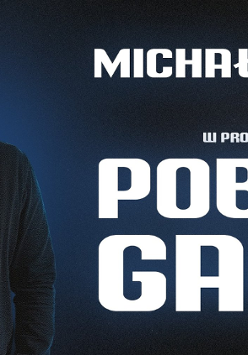 Baner promujący wydarzenie. Nazwa wydarzenia i zdjęcie osoby artystycznej.