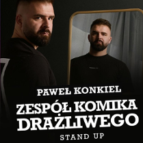 Baner promujący wydarzenie. Nazwa wydarzenia i zdjęcie osoby artystycznej.