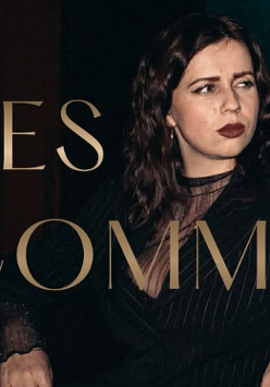 Baner promujący wydarzenie. Nazwa wydarzenia i zdjęcie osoby artystycznej.