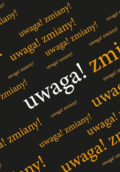 Baner z nazwą wydarzenia. Zdjęcie osoby artystycznej.