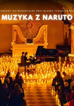 Baner promujący wydarzenie. Nazwa wydarzenia i zdjęcie osób artystycznych.