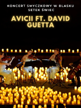 Baner promujący wydarzenie. Nazwa wydarzenia i zdjęcie osób artystycznych.