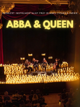 Baner promujący wydarzenie. Nazwa wydarzenia i zdjęcie osób artystycznych.