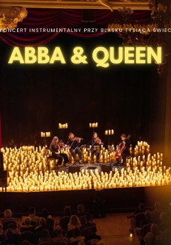 Baner promujący wydarzenie. Nazwa wydarzenia i zdjęcie osób artystycznych.