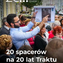 Baner promujący wydarzenie. Nazwa wydarzenia i zdjęcie osoby artystycznej.