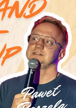 Baner promujący wydarzenie. Nazwa wydarzenia i zdjęcie osób artystycznych.