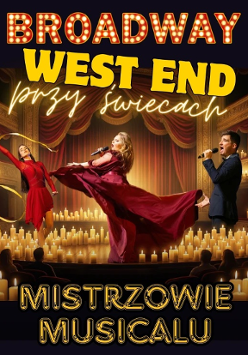 Baner promujący wydarzenie. Nazwa wydarzenia i zdjęcie osób artystycznych.