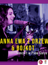 Baner promujący wydarzenie. Nazwa wydarzenia i zdjęcie osób artystycznych.